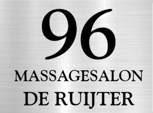 Aluminium naambordjes vlak