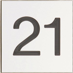 wastafel vermomming roterend Nummerbord voordeur, vanaf 7,95 euro.